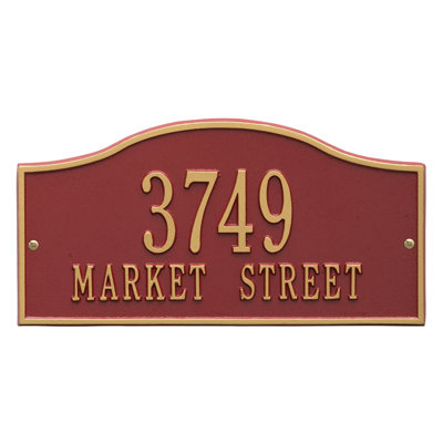 Personalized Address Plaque