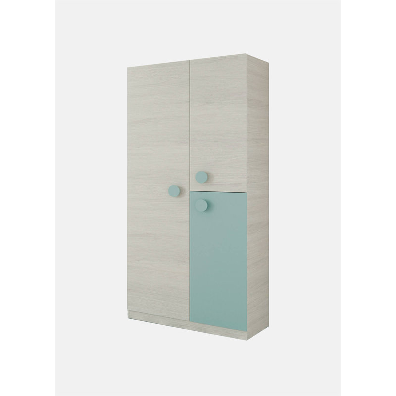 Hideaway 3 Door Manufactured Wood Wardrobe