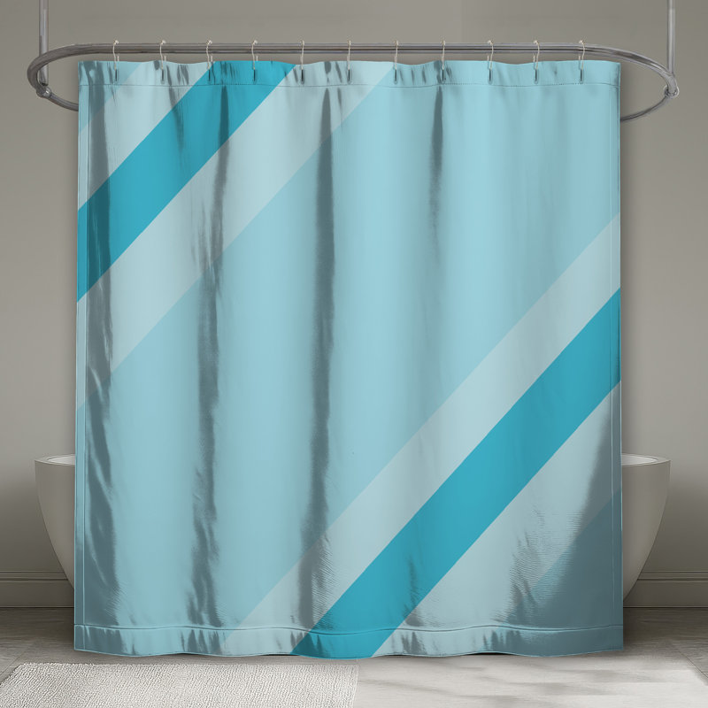 Rideaux de douche Diagonal, L 70 po x H 84 po