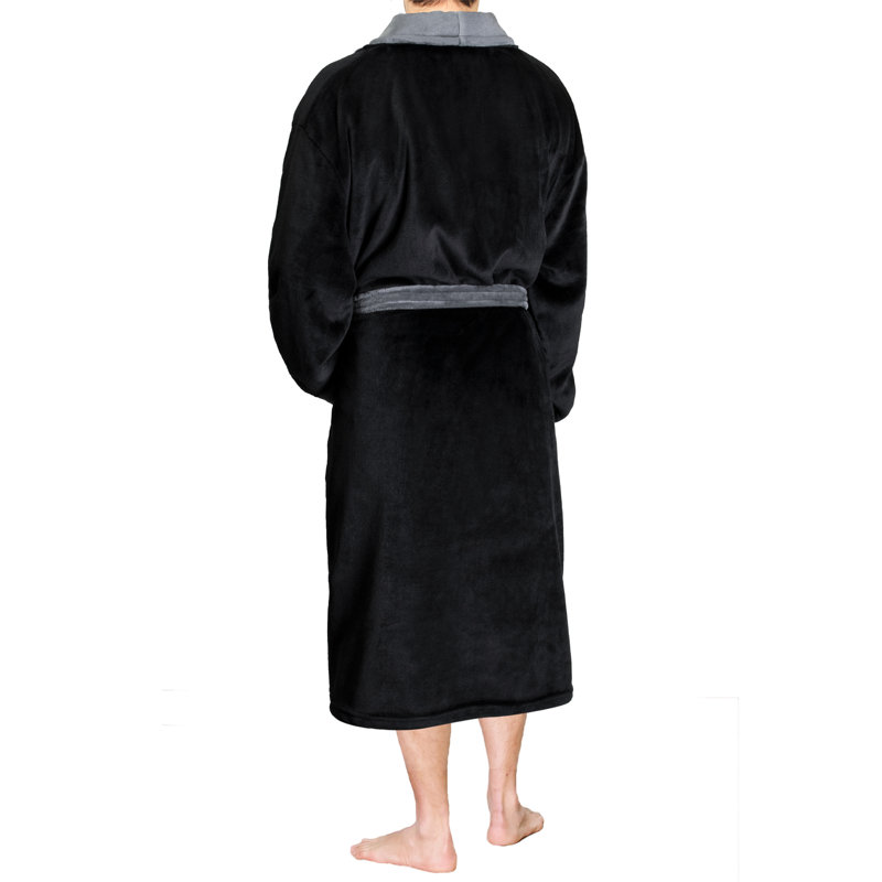 Peignoir P-R5004, Noir deux tons