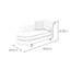 Chaise longue en similicuir Elegant Light Luxury-101515074-101515076