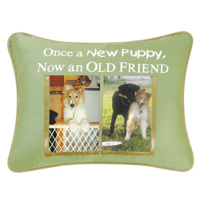 New Puppy Quilted Pillow