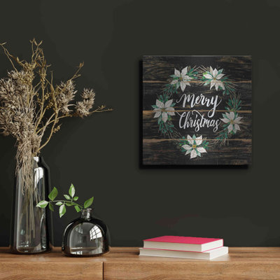 «Merry Christmas Poinsettia Wreath» par Cindy Jacobs