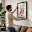 Heart in Bloom Botanical - Framed Print-1090245845-1090245843