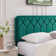 Auxter Adjustable Upholstered Head Height Bed Frame