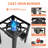 Turkey Fryer & Fish Fryer Kit, Waterproof Cover & 12-inch Skimmer, 55,000BTU Propane Burner Stove, Aluminum Turkey Fryer Pot, Outdoor Deep Fryer, Crawfish Boiler with Basket-122906951