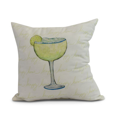 Housse de coussin d'extérieur carré Palmita Margarita