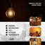 Vintage Bayonet LED Light Bulb,B22 Cap 4W G80 Edison Globe LED Filament Bulb,Dimmable Warm White 2700K ,450 Lumen Old Fashioned Bulbs Amber Glass Light Bulb,220V 90% Energy Saving, Pack of 2