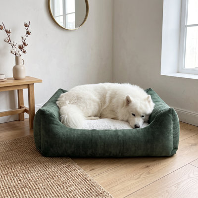 Pawsy Green Comfort Pillow Dog Bed