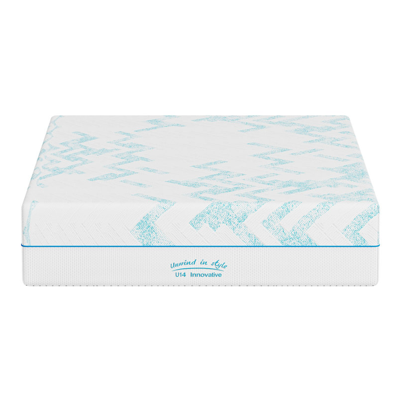 10-Inch RV Short King Memory Foam Mattress with Gel Infusion and Breathable Cover
