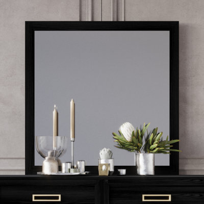 Jarico Engineered Wood Flat Wall Mirror
