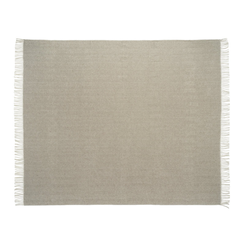 Clayton Throw Blanket, Taupe