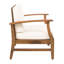 Ensemble de 2 chaises club Perla, crème-1721285862