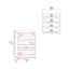 Commode 4 tiroirs avec tablette ouverte