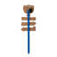 Piquet de jardin Menorah en bois