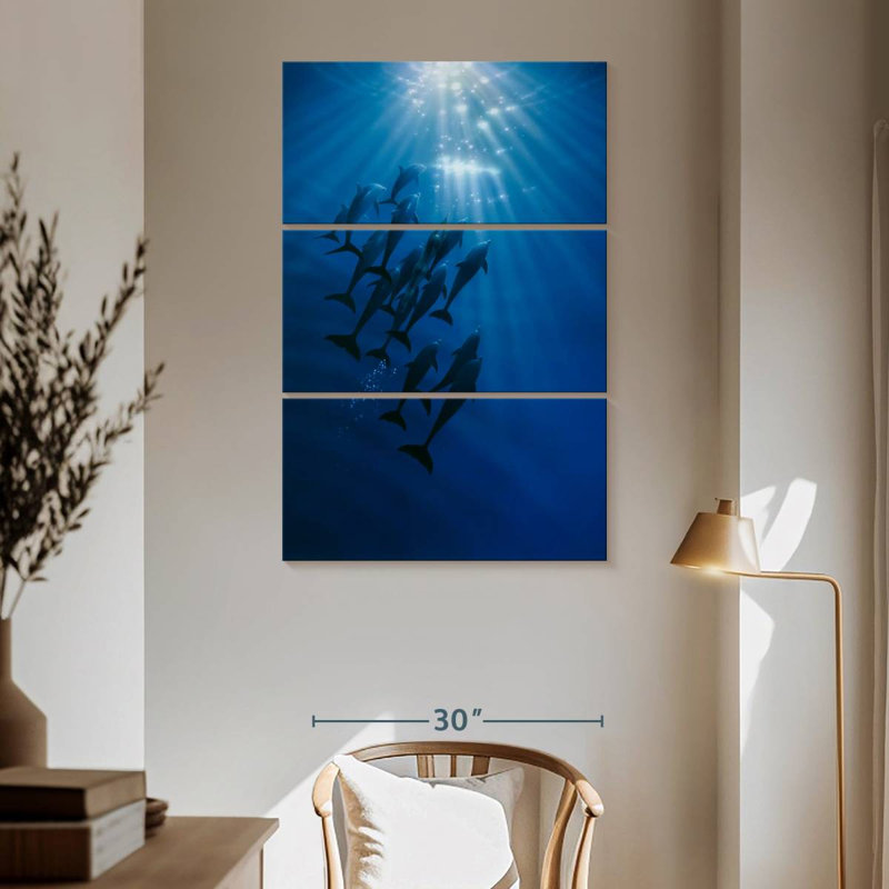 Brampt The Gathering Underwater, 65" H x 42" W