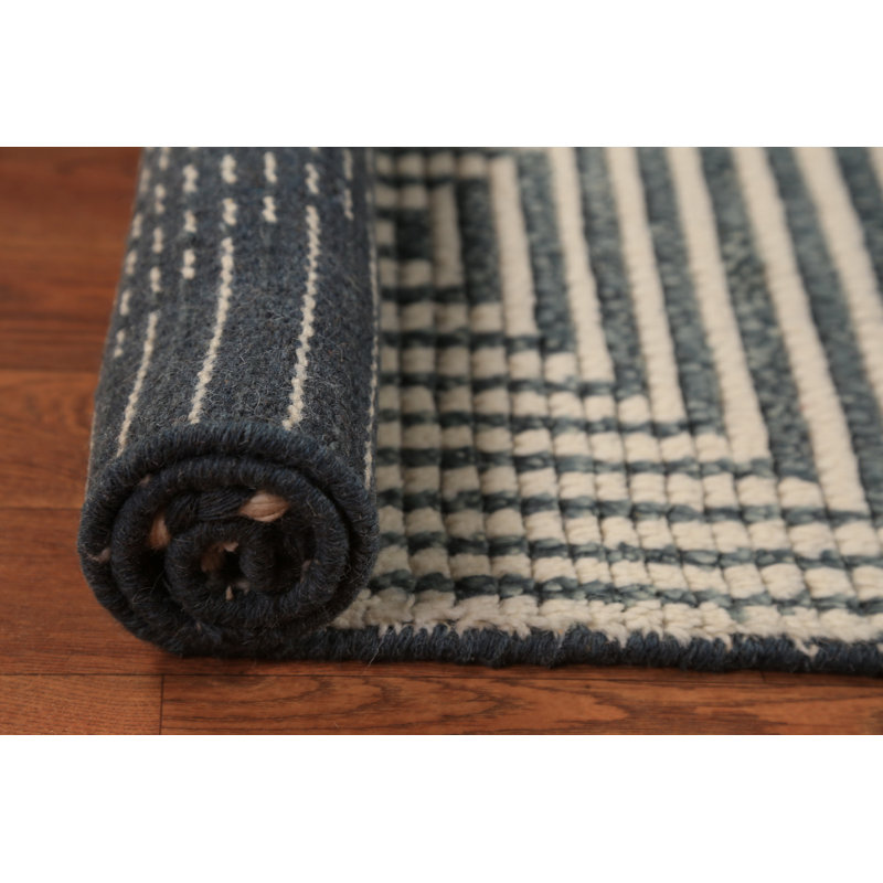 Tapis indien à motif géométrique 2x3