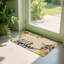 Tapis de sol à motif de chat Sunflower, pour cuisine et porche, 24 x 36 po, jaune beige