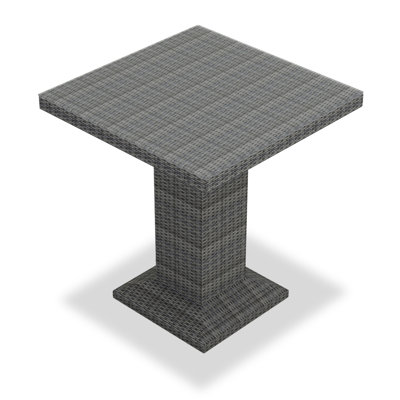 District Outdoor Square Bar Table