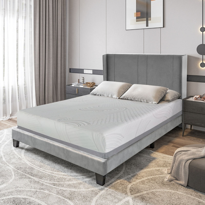 Matelas en mousse viscoélastique imprégnée de gel Alywn Home Ally, Très grand lit, 10