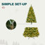 Arbre de Noël artificiel vert pré-éclairé -1396407574