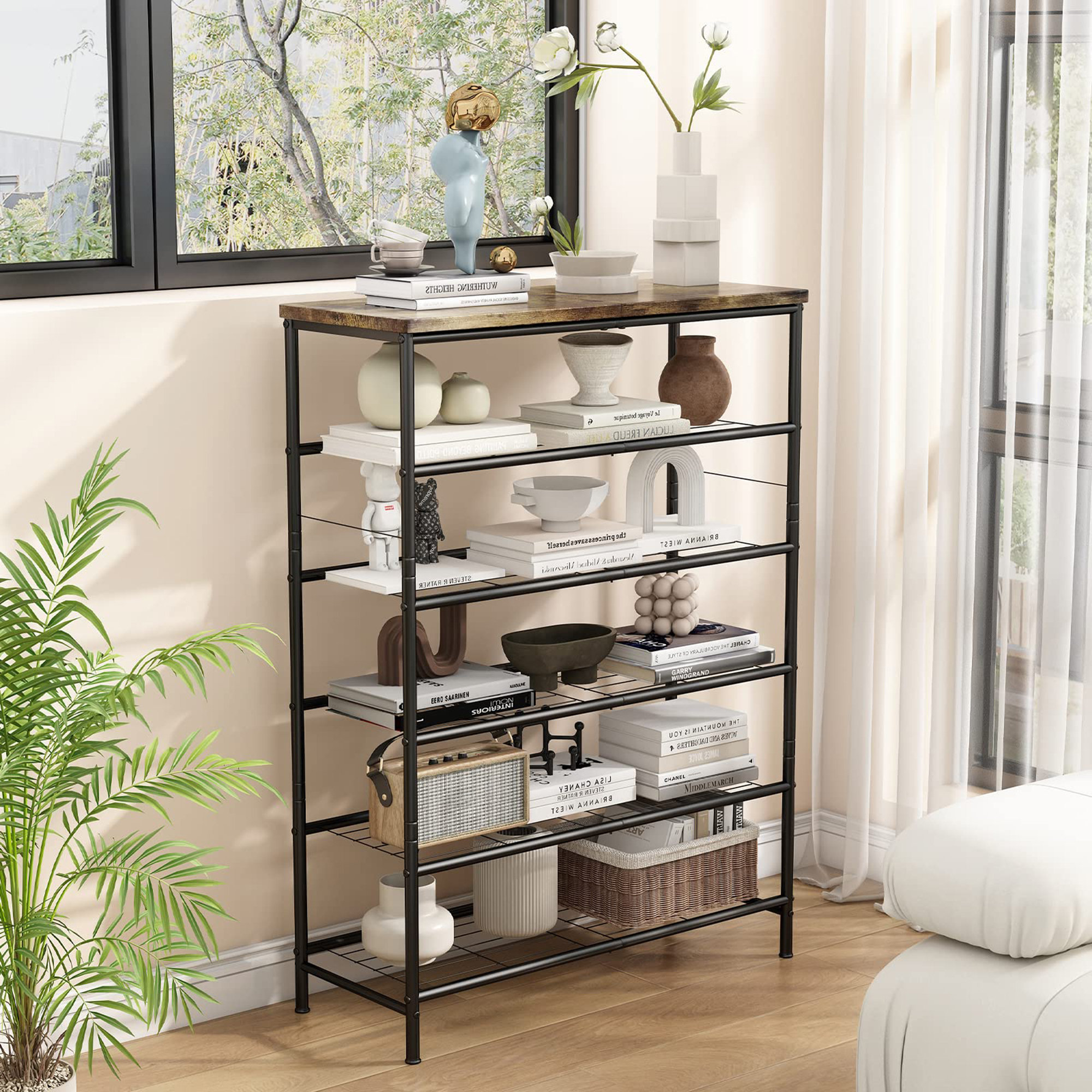 Wayfair Storage Racks 17 Stories 6 Tier 20 Pair Shoe Rack - Wayfair Canada