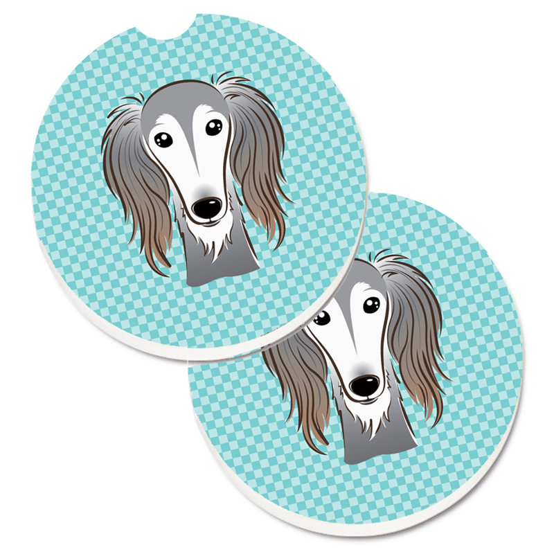 Sous-verre Retriever, Bleu, Lévrier persan