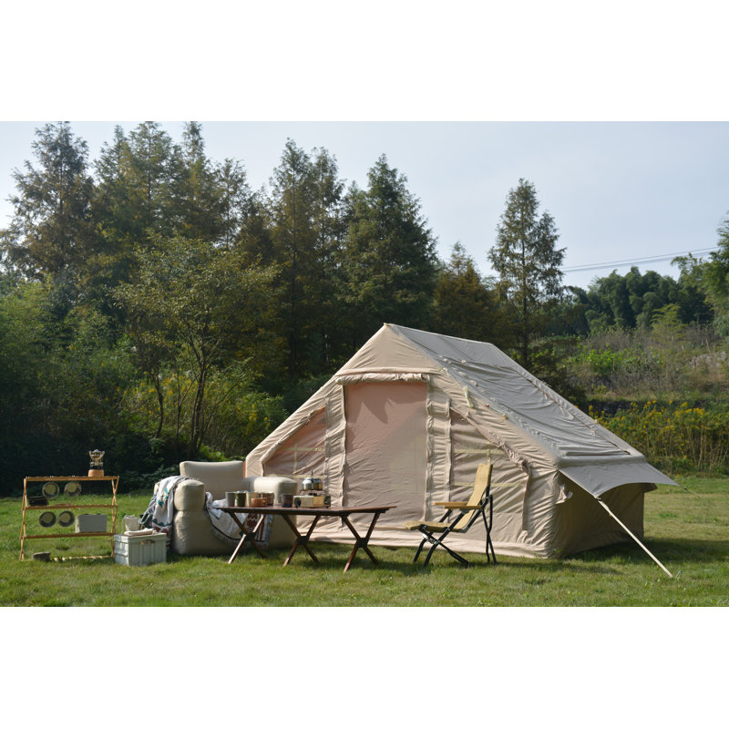 Tente de camping gonflable 4 saisons avec structure gonflable haute performance et structure gonflable 4 à 6 personnes