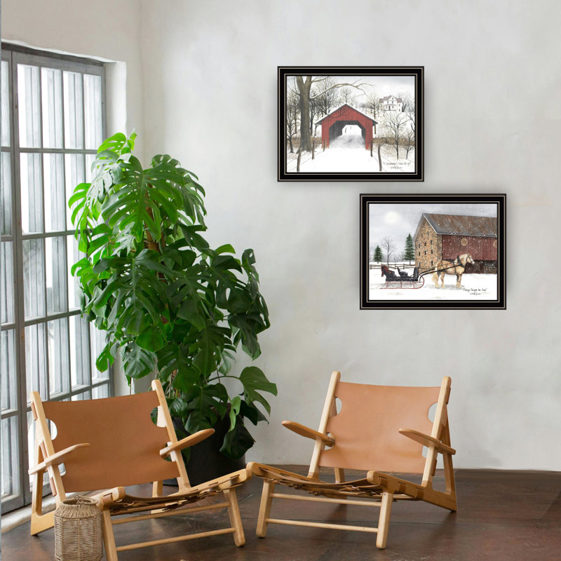 «Elevate Your Room With 2 Ride To Grandma's», art encadré noir