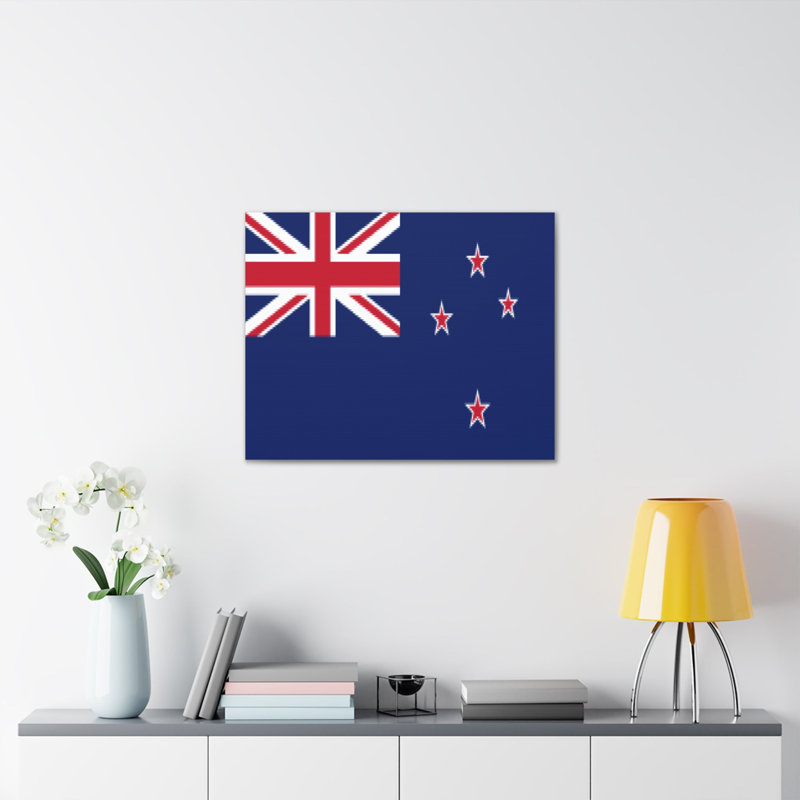 " New Zealand Country Flag ", 24" H x 30" W
