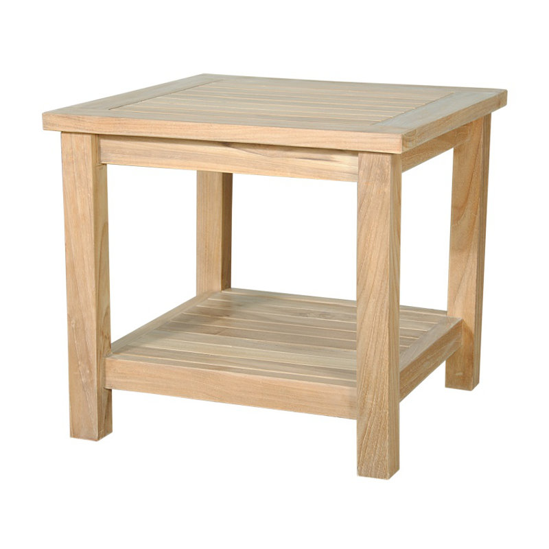 Bahama Outdoor Square Teak Side Table