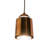 Nanticoke 1 - Light Transparent Copper Single Pendant