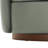 Modern Geniue Leather Swivel Barrel Chair-1219027506