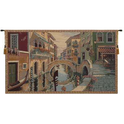 Italian Loom Woven Cotton Blend Wall Hanging