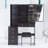 Middle Size Left Bedside Cabinet Vanity Table + Cushioned Stool, Extra Large Right Sliding Mirror, Multi Layer High Capacity Storage, Practical Fashionable Dresser, Suitable For Middle Space-784324023