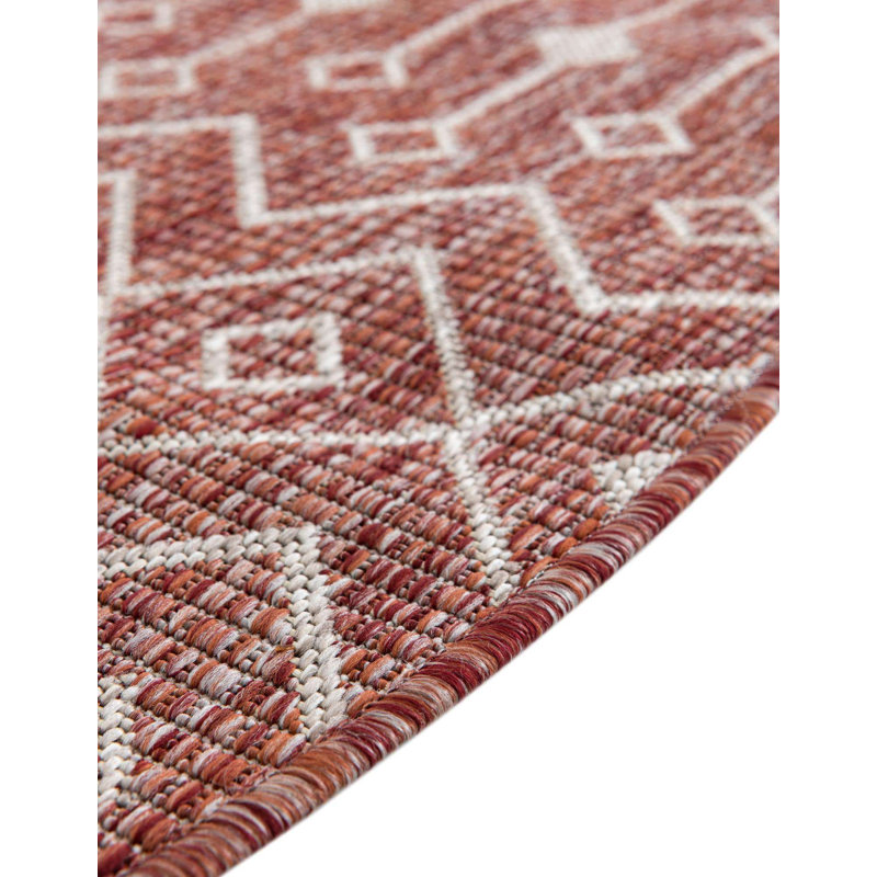 Julieta Geometric Indoor / Outdoor Rug, Round 13'