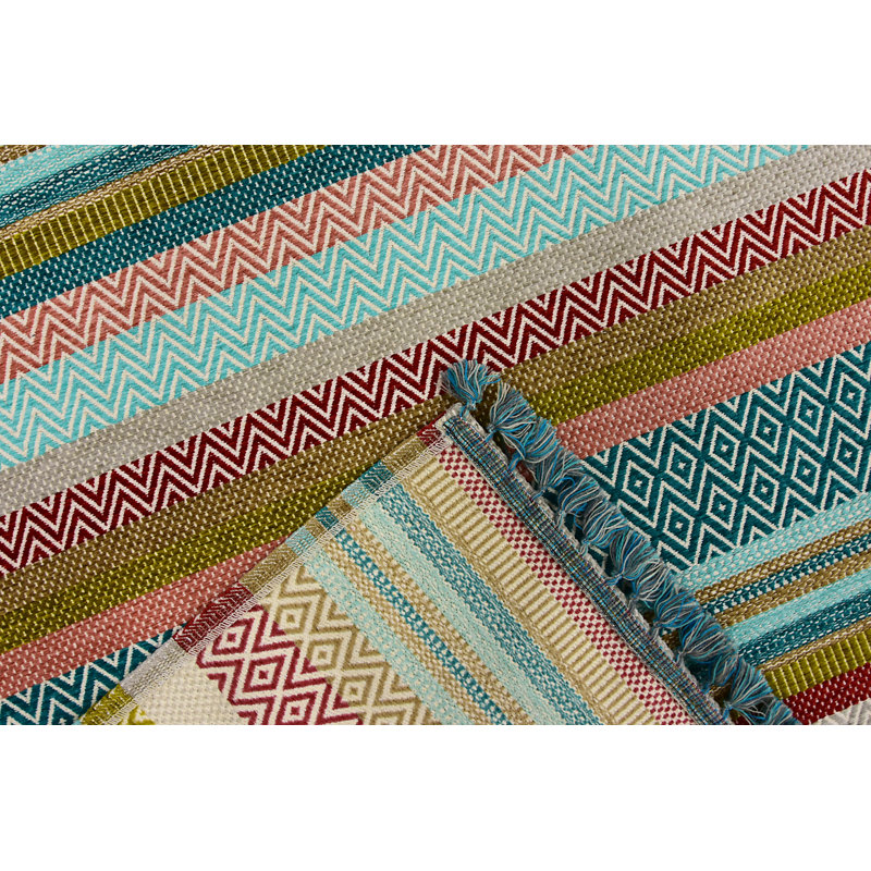 Aztec Striped Area Rug, Runner 80 x 300cm