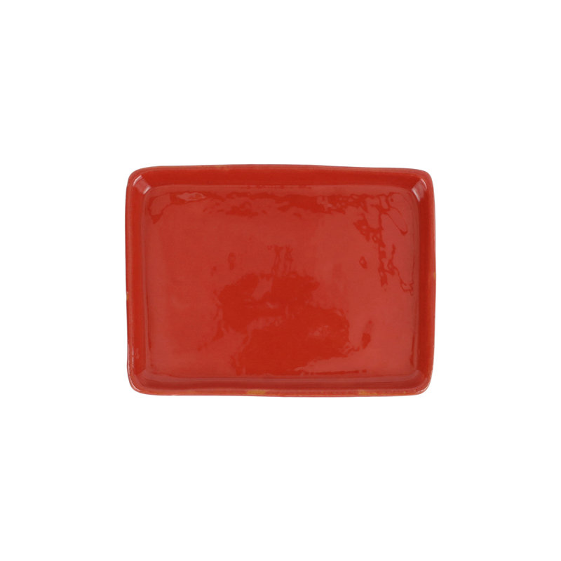 VIETRI Cucina Fresca Terra Cotta Tray, Paprika