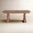 McKew Fir Rectangular Solid Wood Top with Solid Wood Base Dining Table