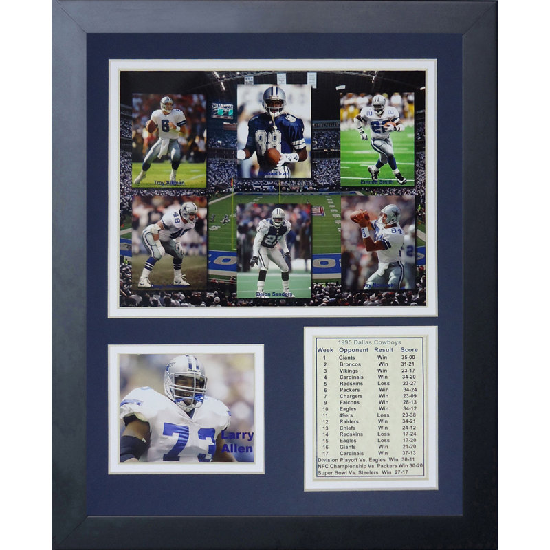 Memorabili encadrée 1995 champs dallas cowboys