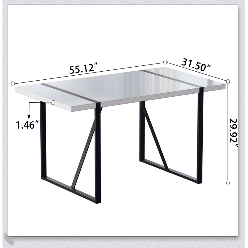 Table de salle à manger Rustic Industrial