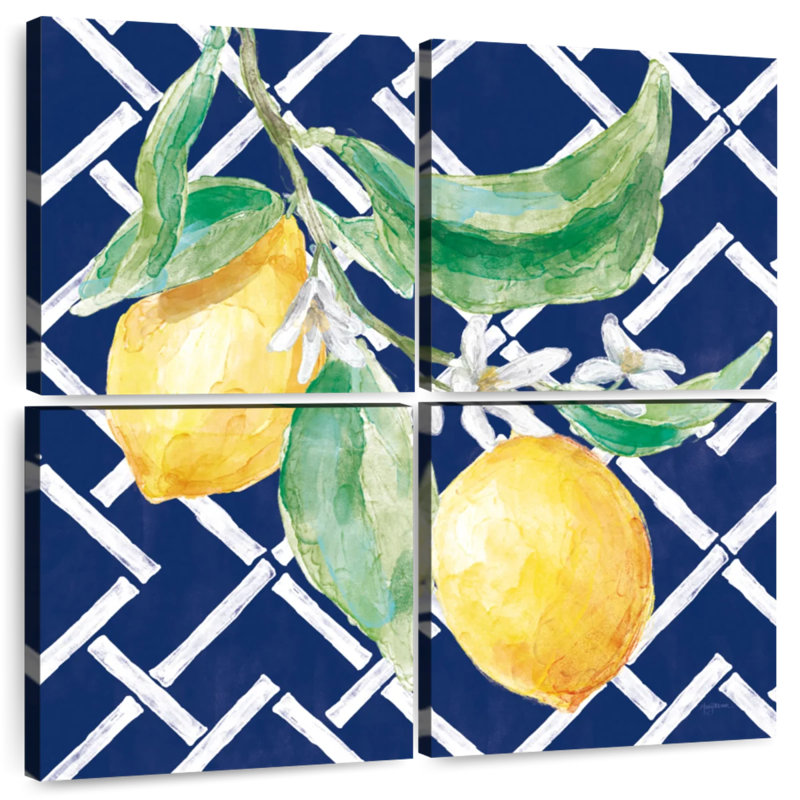 Yarlin Everyday Chinoiserie Lemons I, 50" H x 50" W