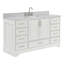 Meuble-lavabo simple avec plateau Abita 61-93359286