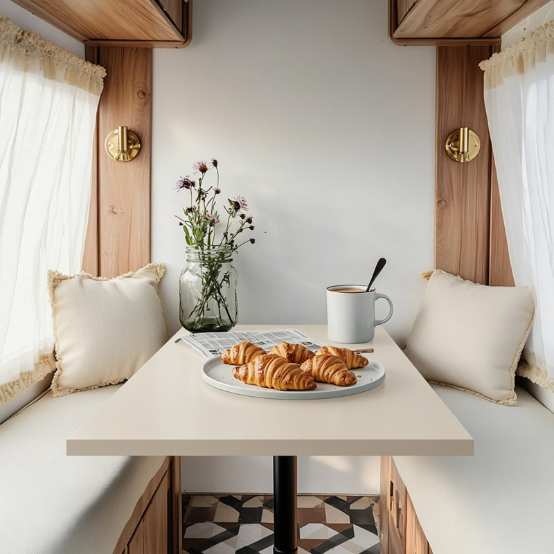 Dessus de table universel, dessus de table en mélamine une pièce, comptoir pour la maison et le bureau Kaboon Universal