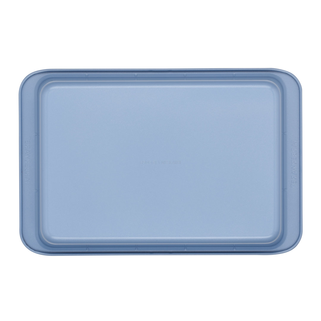 Farberware Easy Solutions Nonstick Bakeware Rectangular Cake Pan, 9 Inch X 13 Inch, Blue Farberware