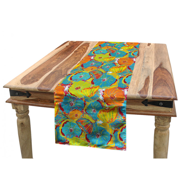 Floral Table Runner, 90" x 16"