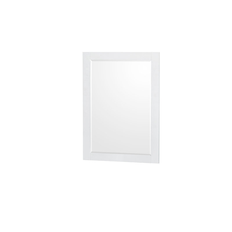 Sheffield White 47" Freestanding Single Vanity with Mirror