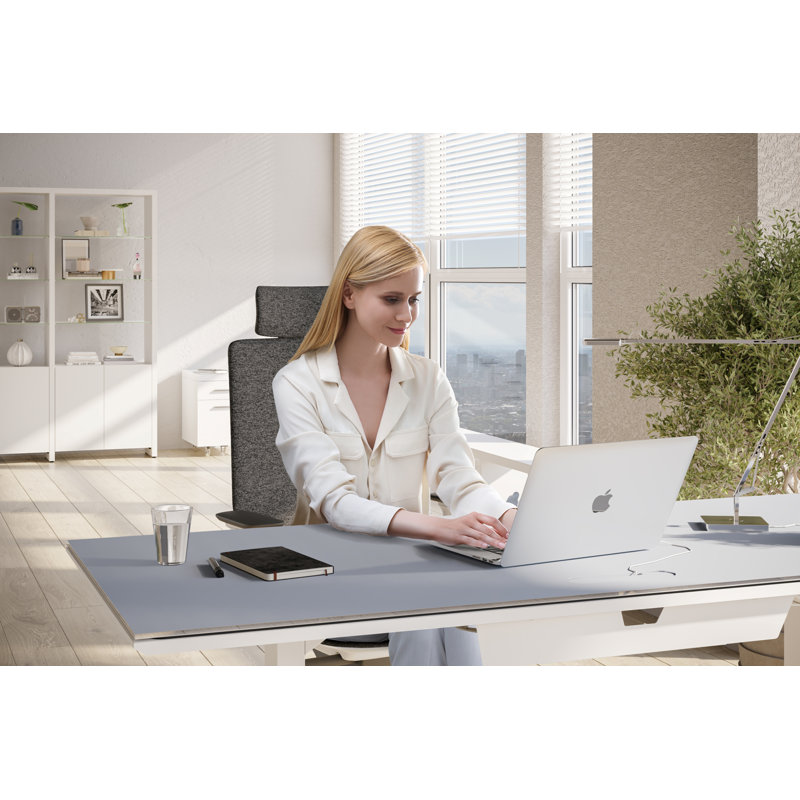 Centro Height Adjustable Computer Desk, 24.75" H x 66" W x 30" D