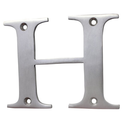 3'' H Brass House Letter