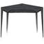 Tente de réception d'extérieur en polyéthylène anthracite et acier 8,2 x 8,2 pi Party-123267184
